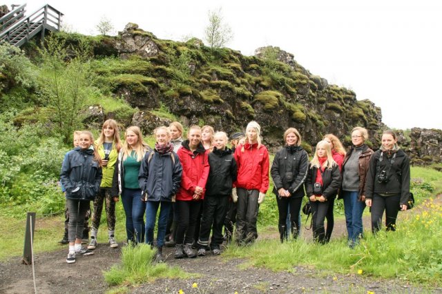 Æskulýðsnefnd-Heimsókn Dana frá Fjóni 2014